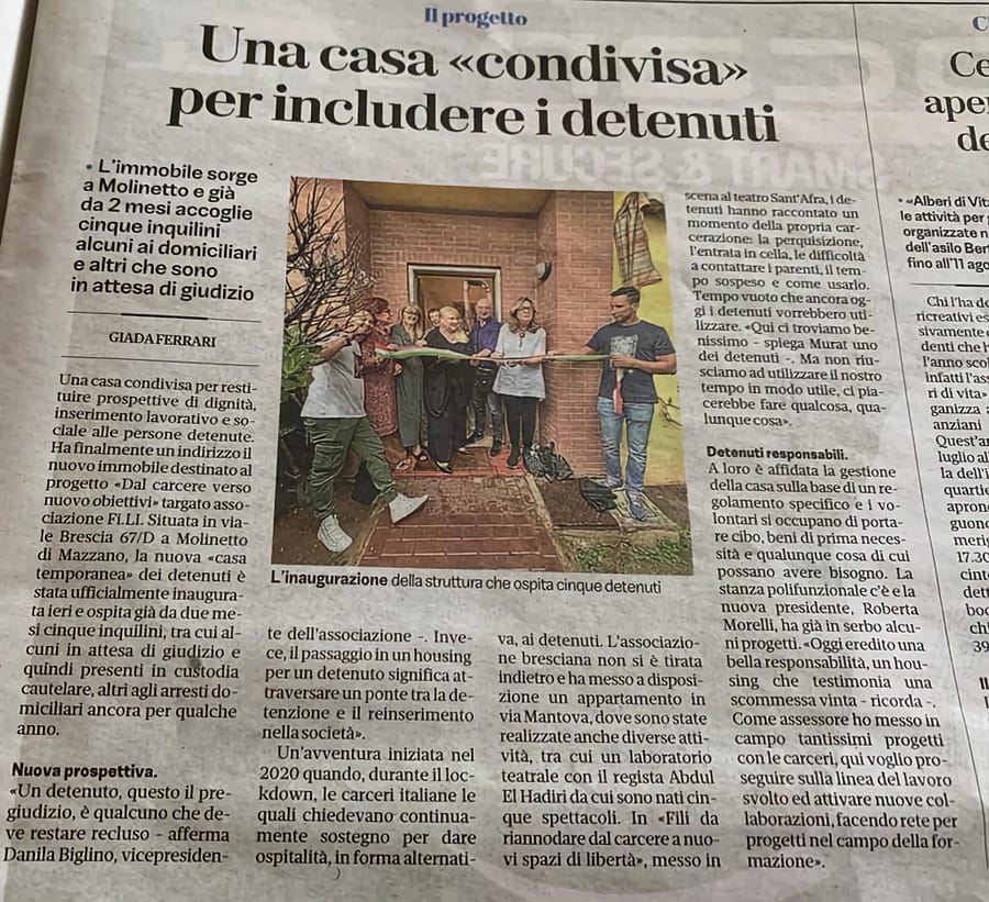 una casa condivisa per ricominciare